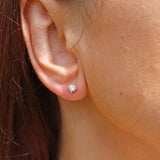 Ellibelle Jewellery 18ct Yellow Gold Diamond Solitaire Stud Earrings (0.50cts)