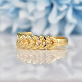 Ellibelle Jewellery 9ct Gold Petal Band Ring