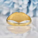 Ellibelle Jewellery 9ct Gold Plain Heart Signet Ring