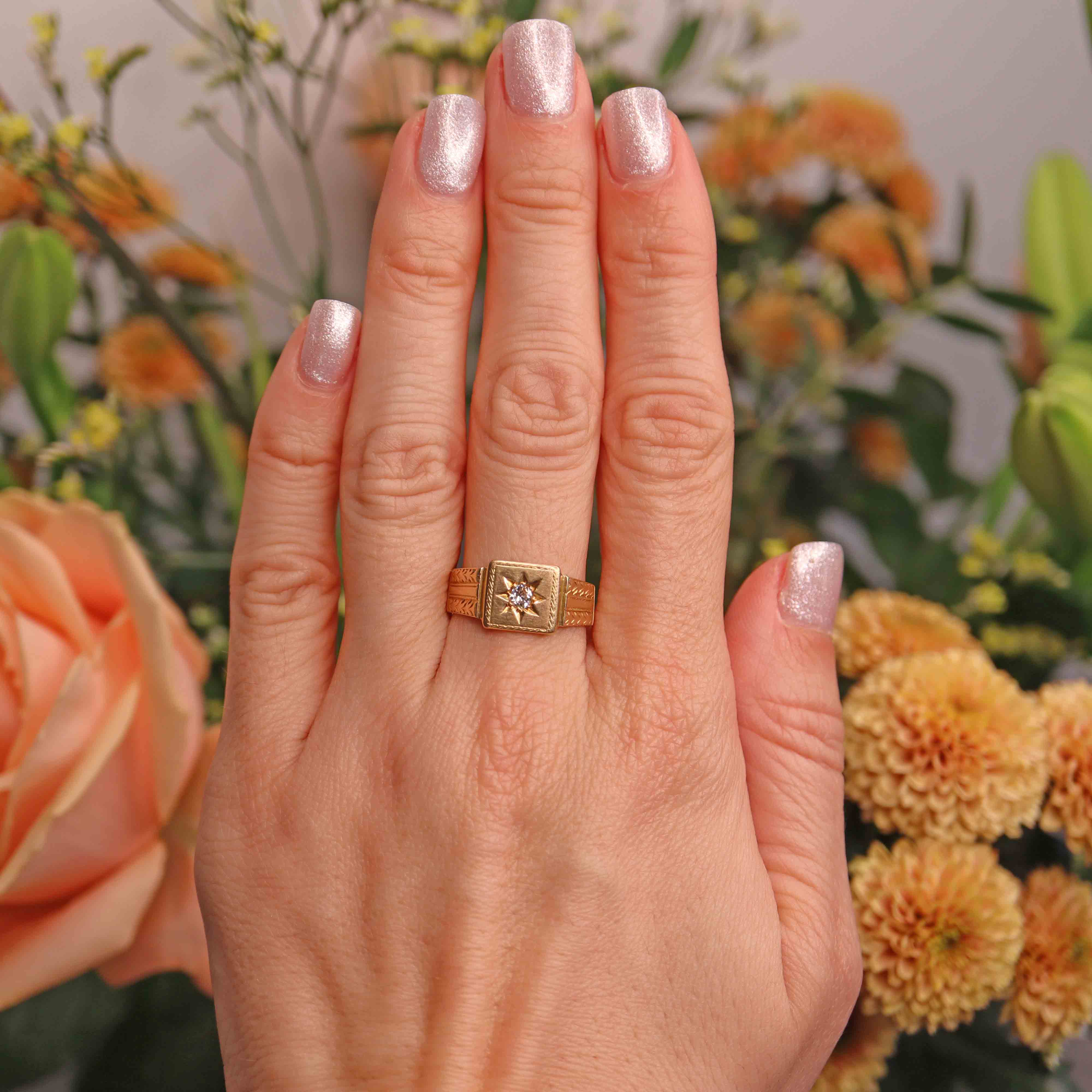 Diamond Ring Jewellers Burlington Arcade 18ct White Yellow Gold