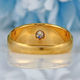 Ellibelle Jewellery Antique 1902 Edwardian Diamond 18ct Gold Star-Set Gyspy Ring