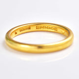 Ellibelle Jewellery Antique Scottish 22ct Gold Wedding Band Ring - Glasgow 1928 (5.3g)