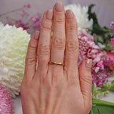 Ellibelle Jewellery Antique Scottish 22ct Gold Wedding Band Ring - Glasgow 1928 (5.3g)