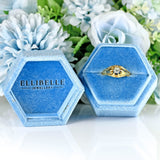 Ellibelle Jewellery Antique Victorian Old-Mine-Cut Diamond 18ct Gold Solitaire Ring (0.40cts)