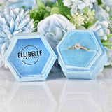Ellibelle Jewellery Art Deco Diamond 18ct Gold Platinum Solitaire Engagement Ring (0.90cts)