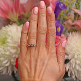 Ellibelle Jewellery Art Deco Diamond 18ct Gold Three-Stone Trilogy Engagement Ring (1.75cts)