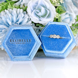 Ellibelle Jewellery Art Deco Old European-Cut Diamond 18ct Gold Three-Stone Engagement Ring (1.20cts)