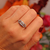 Ellibelle Jewellery Art Deco Old Mine Cut Diamond Platinum Engagement Ring (0.73cts)