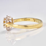 Ellibelle Jewellery Citrine & Diamond 9ct Gold Oval Cluster Ring