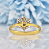 Ellibelle Jewellery Diamond 18ct Gold Daisy Cluster Ring (0.75cts)