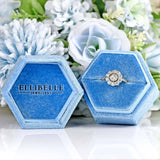 Ellibelle Jewellery Diamond 18ct White Gold Floral Cluster Ring (0.70cts)