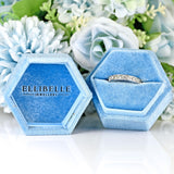 Ellibelle Jewellery Diamond 18ct White Gold Half-Eternity Wedding Band Ring (0.77cts)