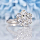 Ellibelle Jewellery Diamond & Platinum Daisy Cluster Engagement Ring (1.75cts)