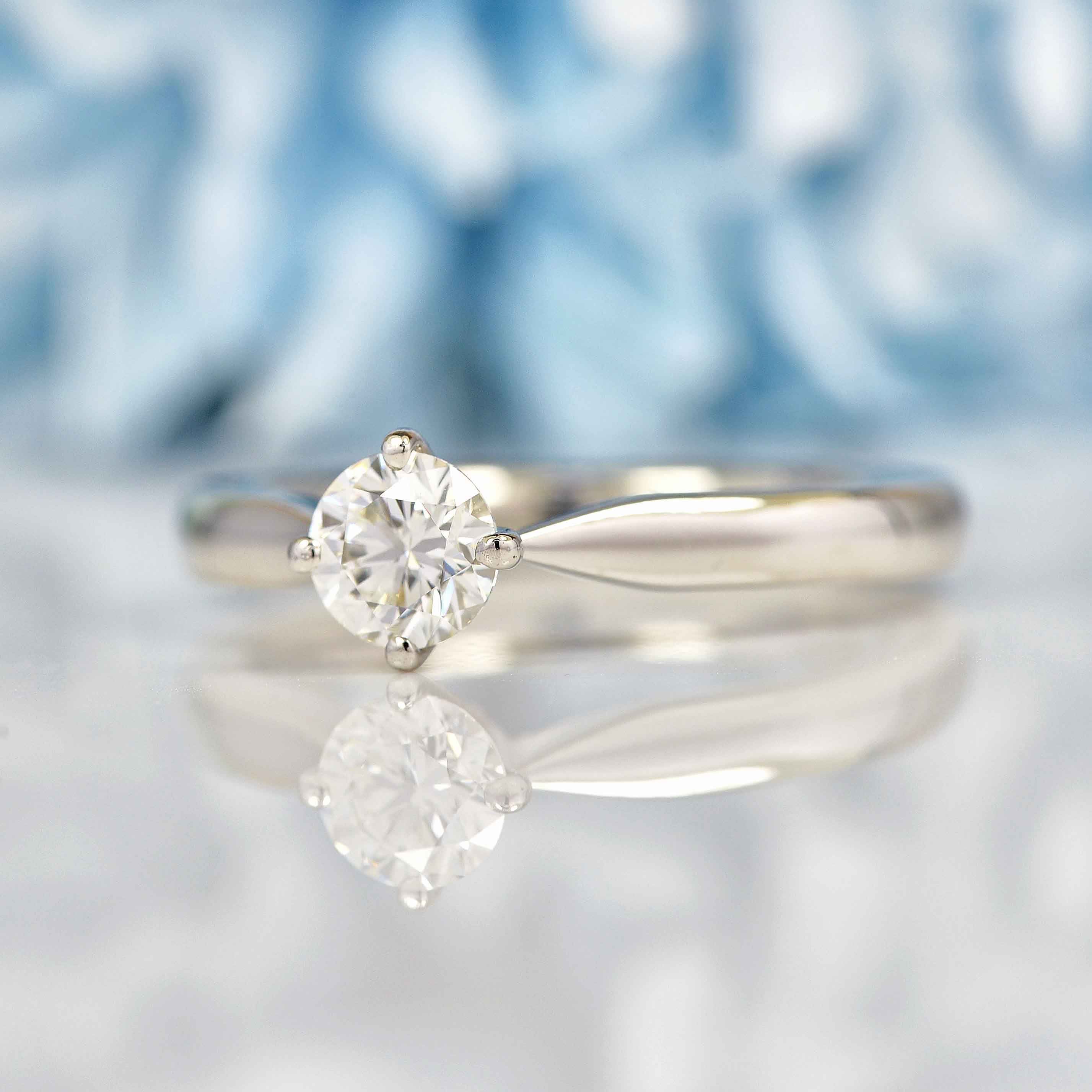Ellibelle Jewellery Diamond & Platinum Solitaire Engagement Ring (0.50ct)