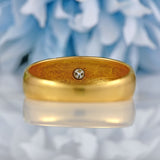 Ellibelle Jewellery Edwardian 18ct Gold Diamond Starburst Gypsy Ring - Chester 1902