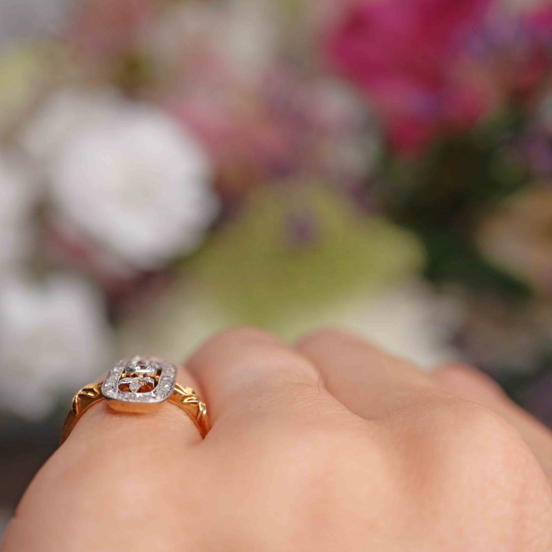 Ellibelle Jewellery Edwardian Belle Époque Diamond Dress Ring