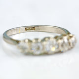 Ellibelle Jewellery Edwardian Platinum Old-European Cut Diamond Five-Stone Ring (0.85cts)