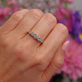 Ellibelle Jewellery Edwardian Platinum Old-European-Cut Diamond Five-Stone Ring (1.26cts)