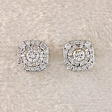 Ellibelle Jewellery Mappin & Webb Masquerade 18ct White Gold Diamond Stud Earrings