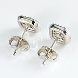 Ellibelle Jewellery Mappin & Webb Masquerade 18ct White Gold Diamond Stud Earrings