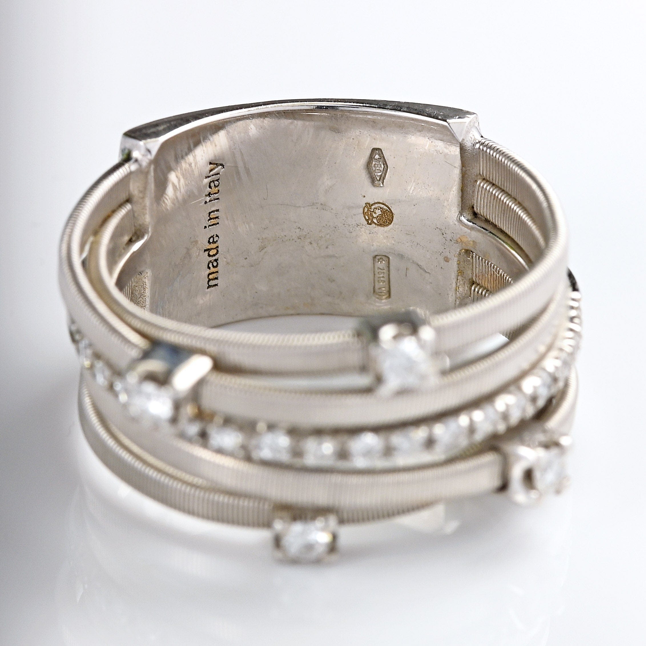 Ellibelle Jewellery Marco Bicego Goa 18ct White Gold Diamond Ring