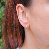 Ellibelle Jewellery Tiffany & Co Platinum 0.60ct Diamond Solitaire Stud Earrings