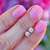 Ellibelle Jewellery Tiffany & Co Platinum 0.60ct Diamond Solitaire Stud Earrings