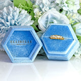 Ellibelle Jewellery Victorian Old Mine Cut Diamond 18ct Gold Five Stone Ring (0.60cts)