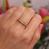 Ellibelle Jewellery Victorian Old Mine Cut Diamond 18ct Gold Five Stone Ring (0.60cts)