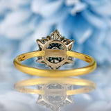 Ellibelle Jewellery Vintage 18ct Gold Diamond Daisy Cluster Ring (1.00ct)