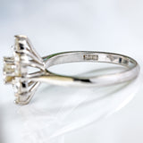 Ellibelle Jewellery Vintage 18ct White Gold 2.20-Carat Diamond Daisy Cluster Ring