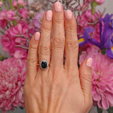 Ellibelle Jewellery Vintage 1966 Sapphire & Diamond 18ct Gold Cluster Ring (2.80cts)