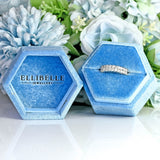 Ellibelle Jewellery Vintage 1982 Diamond 18ct White Gold Double-Row Band Ring