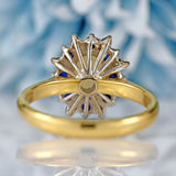 Ellibelle Jewellery Vintage 1982 Opal, Sapphire & Diamond 18ct Gold Cluster Ring