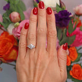 Ellibelle Jewellery Vintage 1984 Diamond 18ct Gold Nine-Stone Cluster Ring (0.85cts)