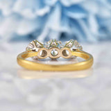 Ellibelle Jewellery Vintage 1988 Diamond 18ct Gold Three-Stone Engagement Ring (1.05cts)