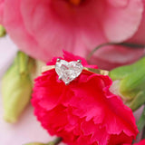 Ellibelle Jewellery Vintage 1990 Heart-Shaped-Cut Diamond 18ct Gold Solitaire Engagement Ring (0.70cts)