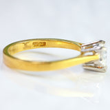 Ellibelle Jewellery Vintage 1990 Heart-Shaped-Cut Diamond 18ct Gold Solitaire Engagement Ring (0.70cts)
