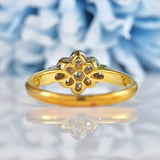 Ellibelle Jewellery Vintage 1995 Diamond 18ct Gold Kite-Shaped Cluster Ring (0.40cts)