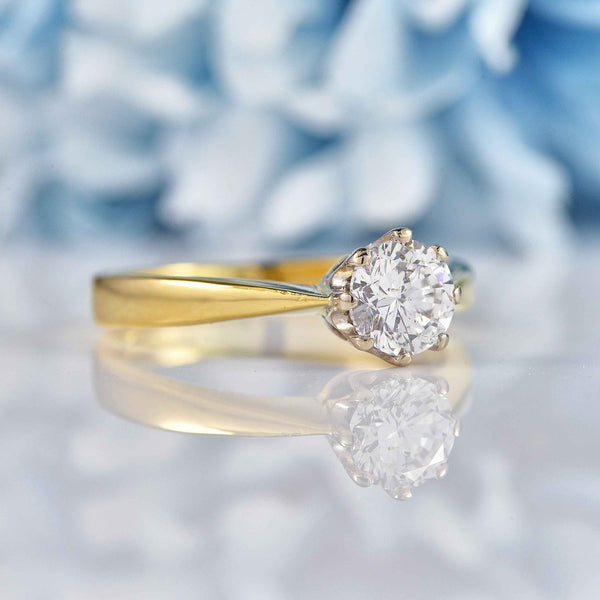 Ellibelle Jewellery Vintage 1996 Diamond 18ct Gold Solitaire Engagement Ring (0.54ct)