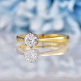 Ellibelle Jewellery Vintage 1996 Diamond Solitaire Engagement Ring (0.35ct)