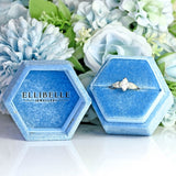 Ellibelle Jewellery Vintage Millennium Marquise & Pear-Cut Diamond Platinum Three-Stone Engagement Ring