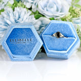 Ellibelle Jewellery Vintage Sapphire & Diamond 18ct Gold Seven-Stone Ring
