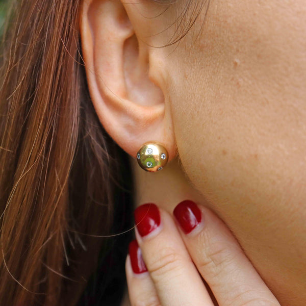 Ellibelle Jewellery Vintage Tiffany & Co Diamond 18ct Gold 'Etoile' Stud Earrings