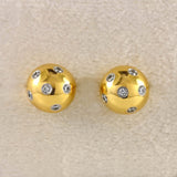 Ellibelle Jewellery Vintage Tiffany & Co Diamond 18ct Gold 'Etoile' Stud Earrings