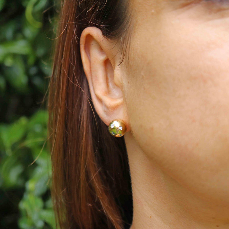 Ellibelle Jewellery Vintage Tiffany & Co Diamond 18ct Gold 'Etoile' Stud Earrings