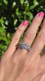Marco Bicego Goa 18ct White Gold Diamond Ring