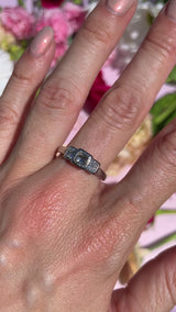Vintage Millennium Princess-Cut Diamond Platinum Three-Stone Engagement Ring (2.20cts)
