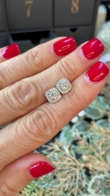 Mappin & Webb Masquerade 18ct White Gold Diamond Stud Earrings