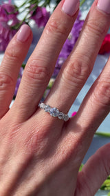 Edwardian Platinum Old-European-Cut Diamond Five-Stone Ring (1.26cts)